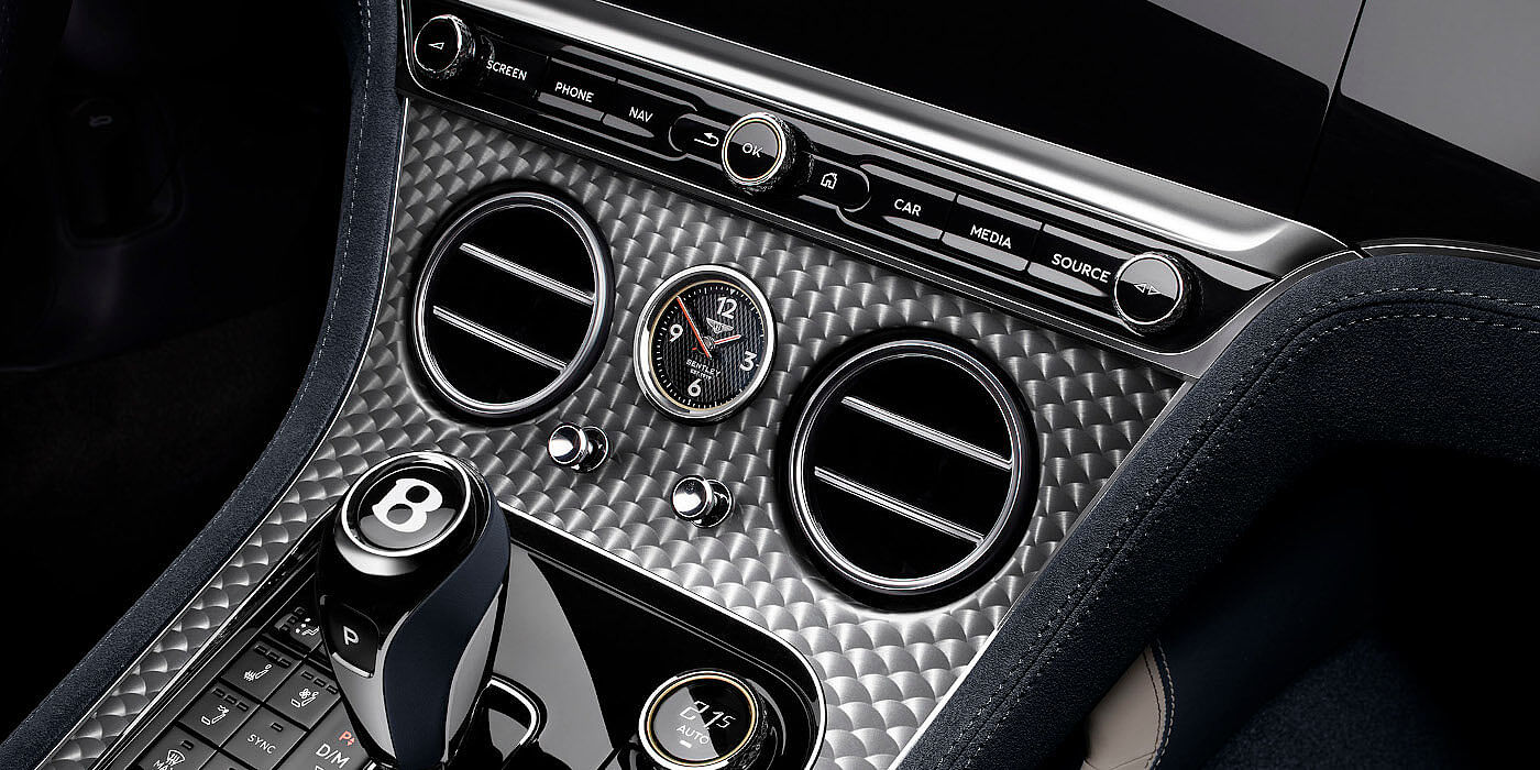 Bentley Singapore Bentley Continental GTC Speed convertible front interior engine spin veneer detail