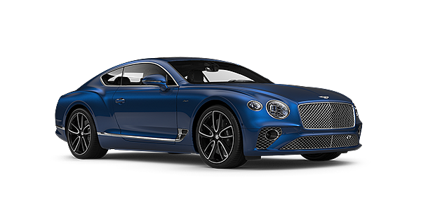Bentley Singapore Bentley GT Azure coupe in Sequin Blue paint front 34
